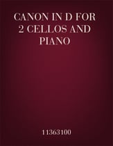 Canon in D for 2 Cellos and Piano P.O.D. cover